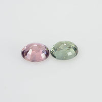 1.94 cts Natural Fancy Sapphire Loose Pair Gemstone Oval Cut