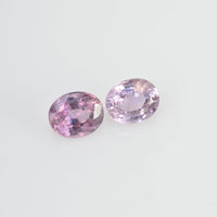 1.47 cts Natural Fancy Sapphire Loose Pair Gemstone Oval Cut