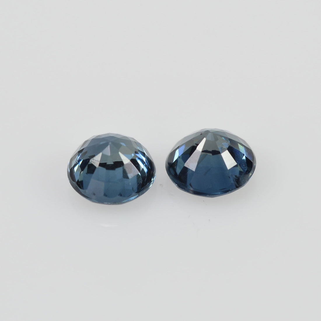 4.3 mm Natural Blue Sapphire Loose Pair Gemstone Round Cut - Thai Gems Export Ltd.