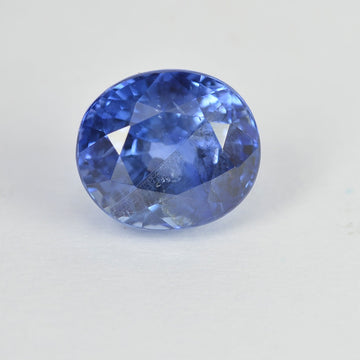 2.46 cts Natural Blue Sapphire Loose Gemstone Oval Cut