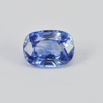 1.28 cts Unheated Natural Blue Sapphire Loose Gemstone Cushion Cut