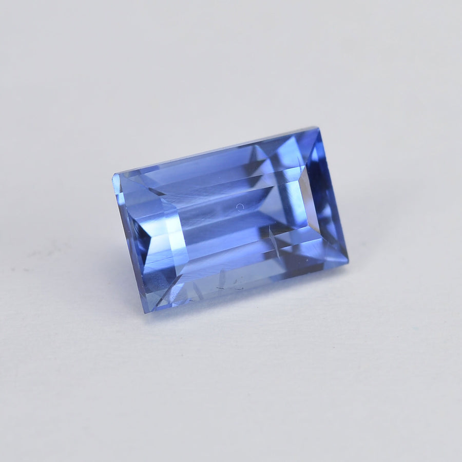 1.45 cts Natural Blue Sapphire Loose Gemstone Baguette Cut