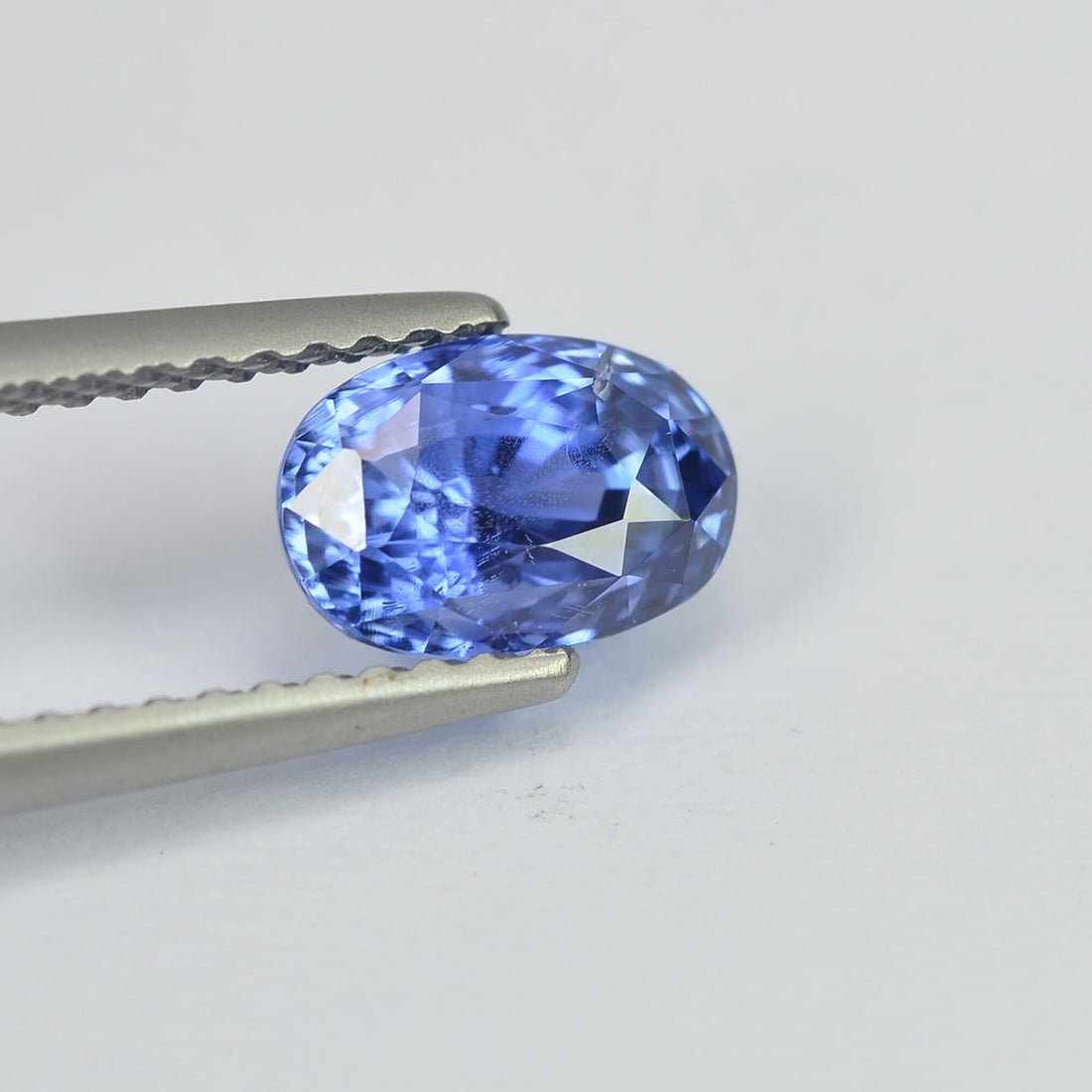 1.48 cts Unheated Natural Blue Sapphire Loose Gemstone Oval Cut Certified