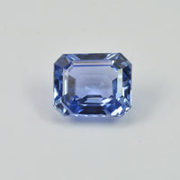 1.96 cts Unheated Natural Blue Sapphire Loose Gemstone Emerald Cut Certified