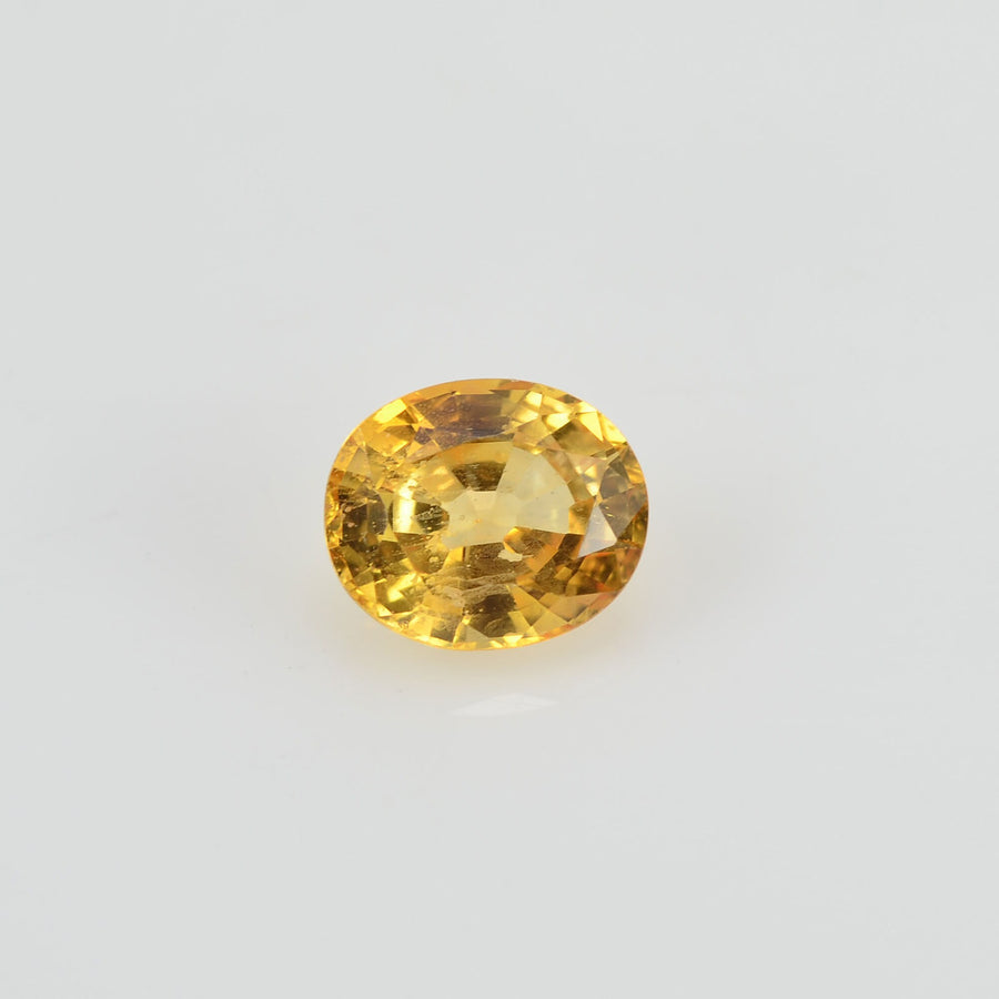 0.86 cts Natural Yellow Sapphire Loose Gemstone Oval Cut