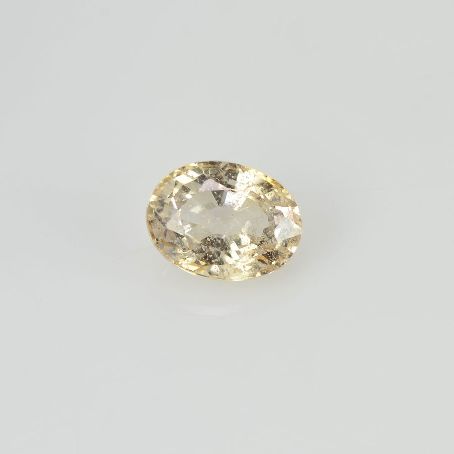 0.91 cts Natural Yellow Sapphire Loose Gemstone Oval Cut