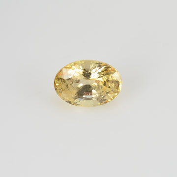 1.20 cts Natural Yellow Sapphire Loose Gemstone Oval Cut