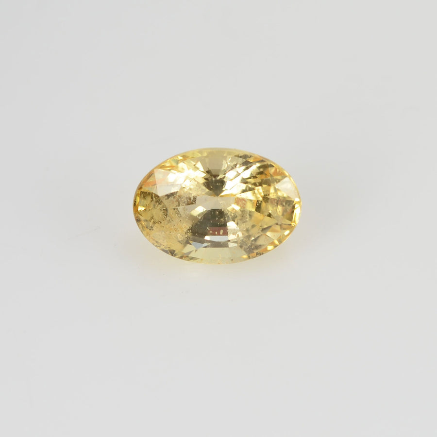 1.20 cts Natural Yellow Sapphire Loose Gemstone Oval Cut