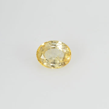 0.81 cts Natural Yellow Sapphire Loose Gemstone Oval Cut