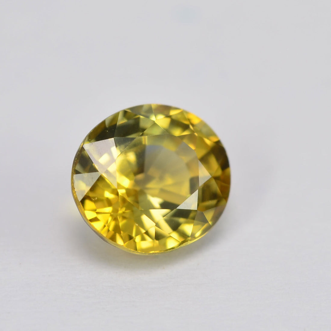 0.74 cts Natural Yellow Sapphire Loose Gemstone Oval Cut