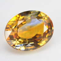 4.31 cts Natural Bi-color Sapphire Loose Gemstone Oval Cut