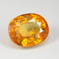 4.67 cts Natural Yellow Sapphire Loose Gemstone Oval Cut