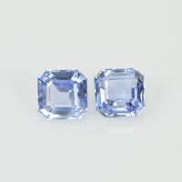1.50 Cts Natural Blue Sapphire Loose Pair Gemstone Octagon Cut