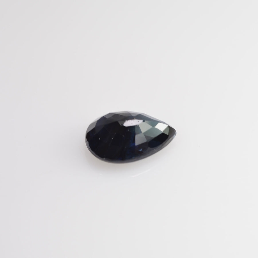 7x5 Natural Calibrated Sri Lanka Blue Sapphire Loose Gemstone Pear Cut