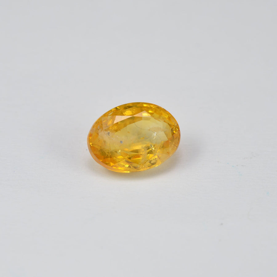 1.34 cts Natural Yellow Sapphire Loose Gemstone Oval Cut