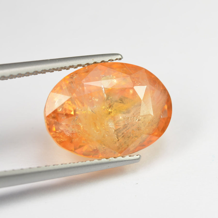 9.99 cts Natural Yellow Sapphire Loose Gemstone Oval Cut