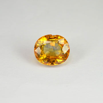 3.01 cts Natural Yellow Sapphire Loose Gemstone Oval Cut