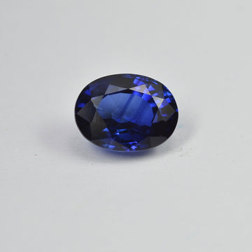 1.02 cts Natural Blue Sapphire Loose Gemstone Oval Cut Certified
