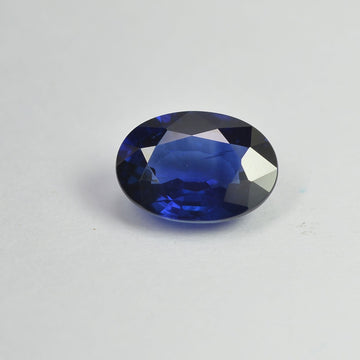 1.04 cts Natural Blue Sapphire Loose Gemstone Oval Cut Certified