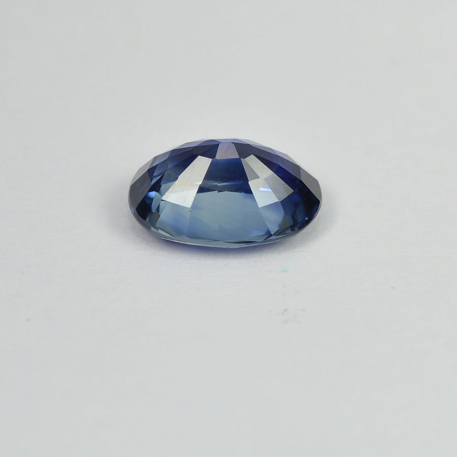 1.08 cts Natural Blue Sapphire Loose Gemstone Oval Cut Certified