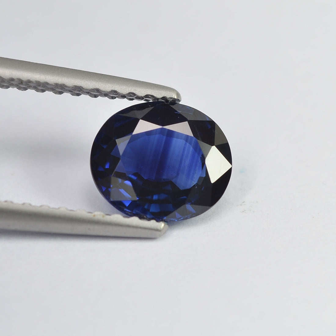 1.08 cts Natural Blue Sapphire Loose Gemstone Oval Cut Certified