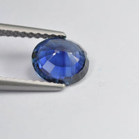 1.08 cts Natural Blue Sapphire Loose Gemstone Oval Cut Certified