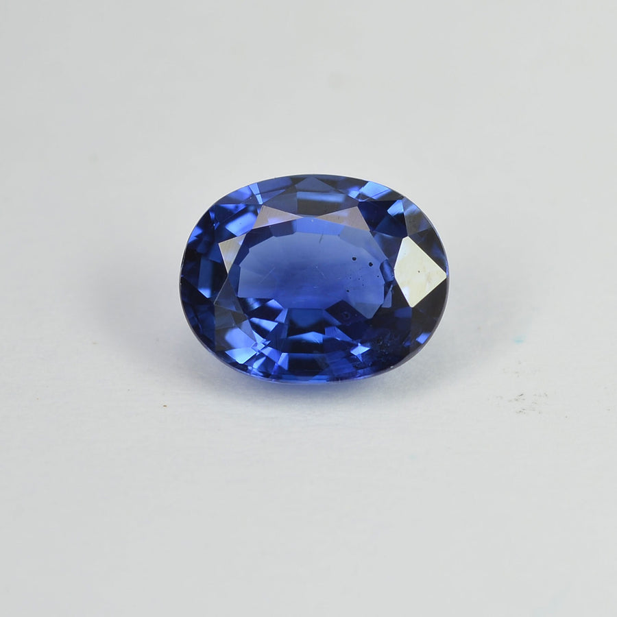 1.19 cts Natural Blue Sapphire Loose Gemstone Oval Cut Certified
