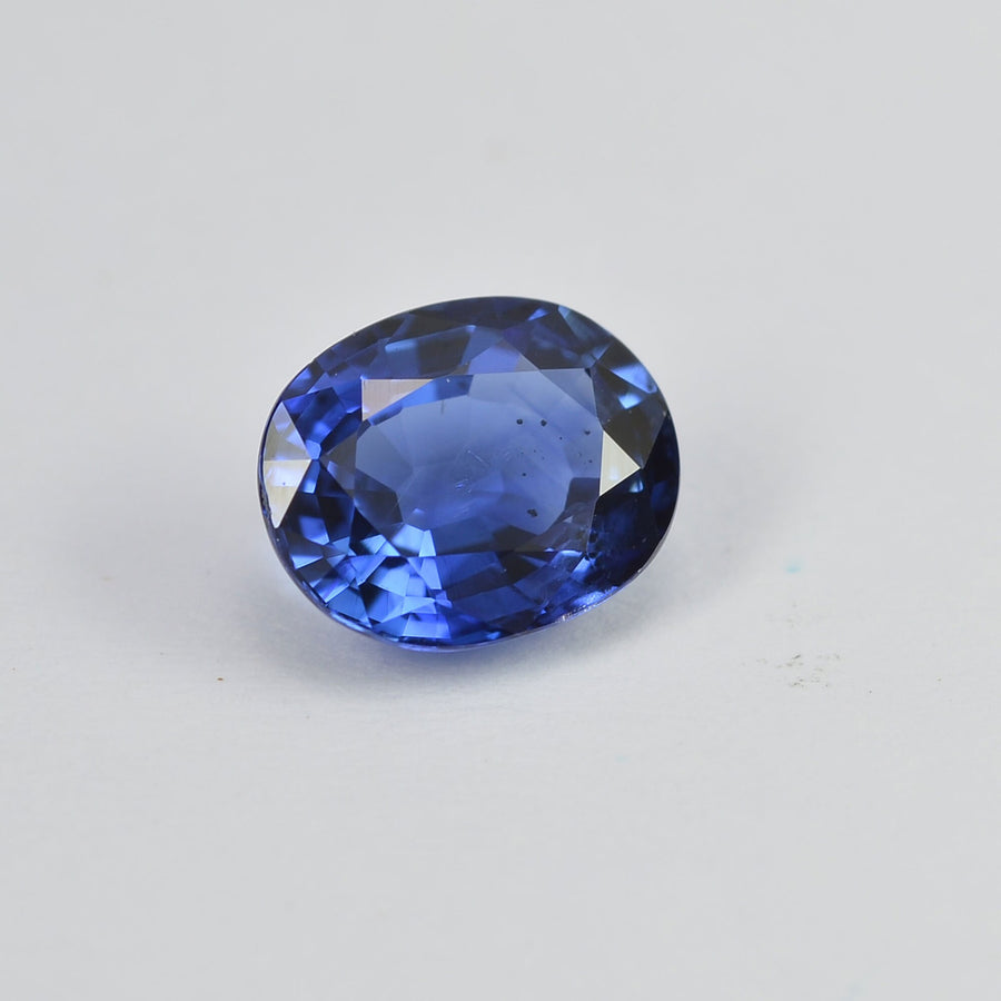 1.19 cts Natural Blue Sapphire Loose Gemstone Oval Cut Certified