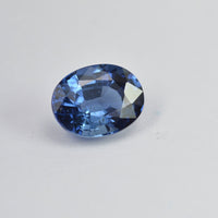 1.23 cts Natural Blue Sapphire Loose Gemstone Oval Cut Certified