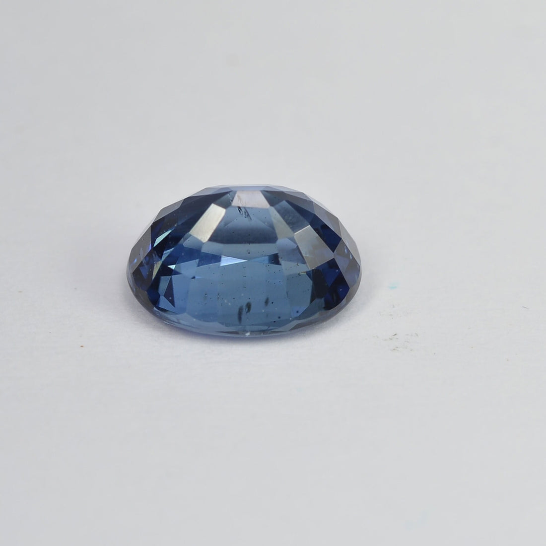 1.23 cts Natural Blue Sapphire Loose Gemstone Oval Cut Certified