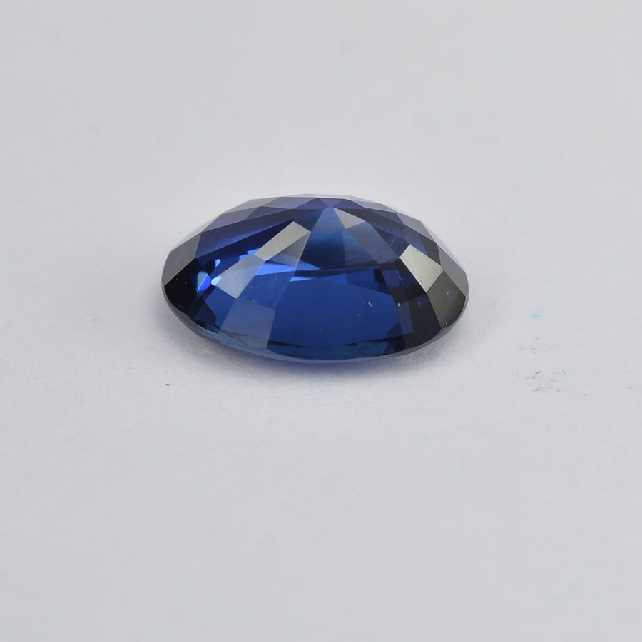 1.24 cts Natural Blue Sapphire Loose Gemstone Oval Cut Certified