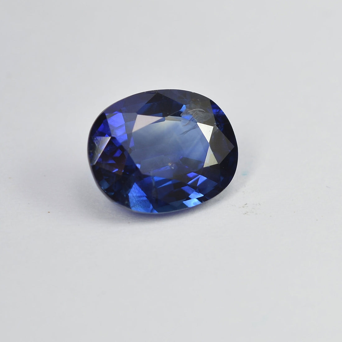 1.26 cts Natural Blue Sapphire Loose Gemstone Oval Cut Certified