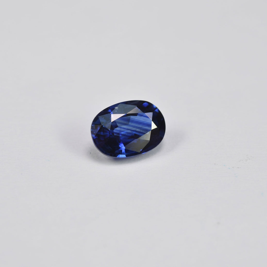 0.80 cts Natural Blue Sapphire Loose Gemstone Oval Cut Certified