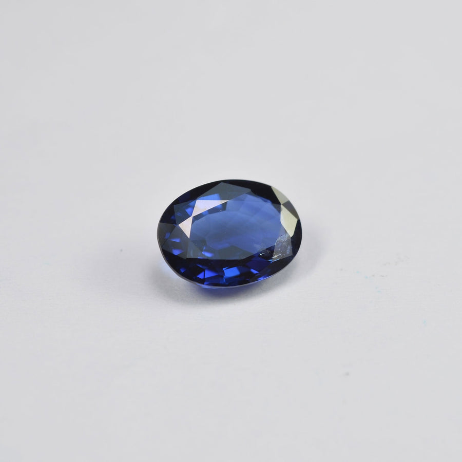 0.95 cts Natural Blue Sapphire Loose Gemstone Oval Cut Certified