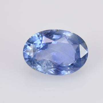 2.92 cts Unheated Natural Blue Sapphire Loose Gemstone Oval Cut Certified