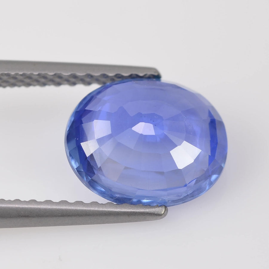 2.69 cts Unheated Natural Blue Sapphire Loose Gemstone Oval Cut