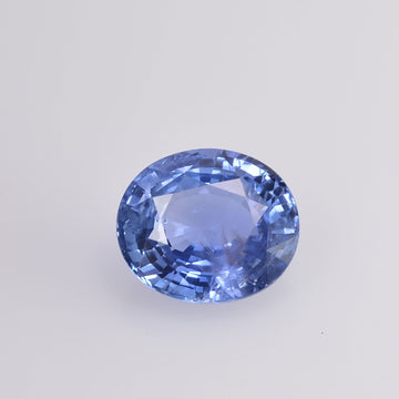 1.58 cts Natural Blue Sapphire Loose Gemstone Oval Cut Certified