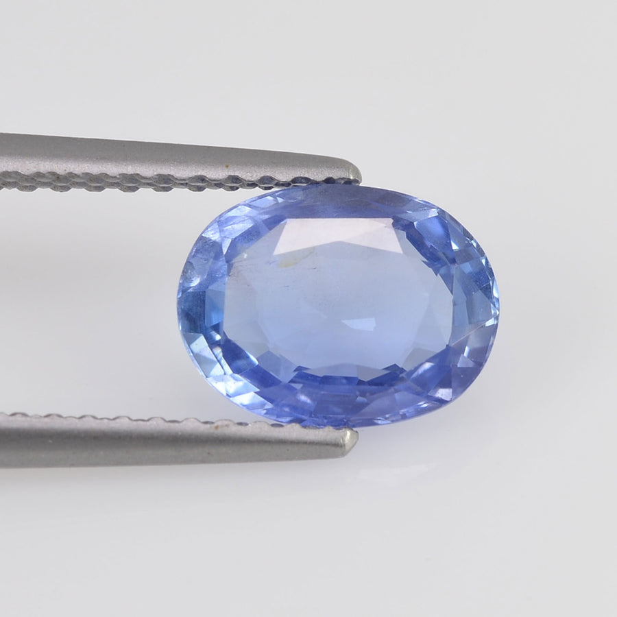 1.65 cts Natural Blue Sapphire Loose Gemstone Oval Cut Certified