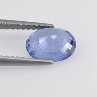 1.65 cts Natural Blue Sapphire Loose Gemstone Oval Cut Certified