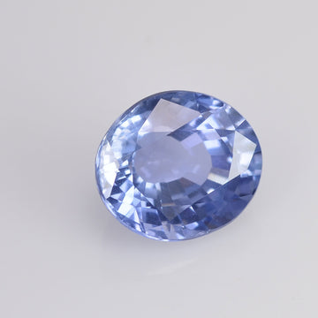 2.44 cts Natural Blue Sapphire Loose Gemstone Oval Cut Certified