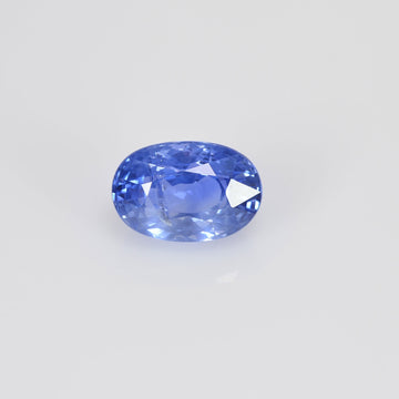 2.98 cts Unheated Natural Blue Sapphire Loose Gemstone Oval Cut Certified