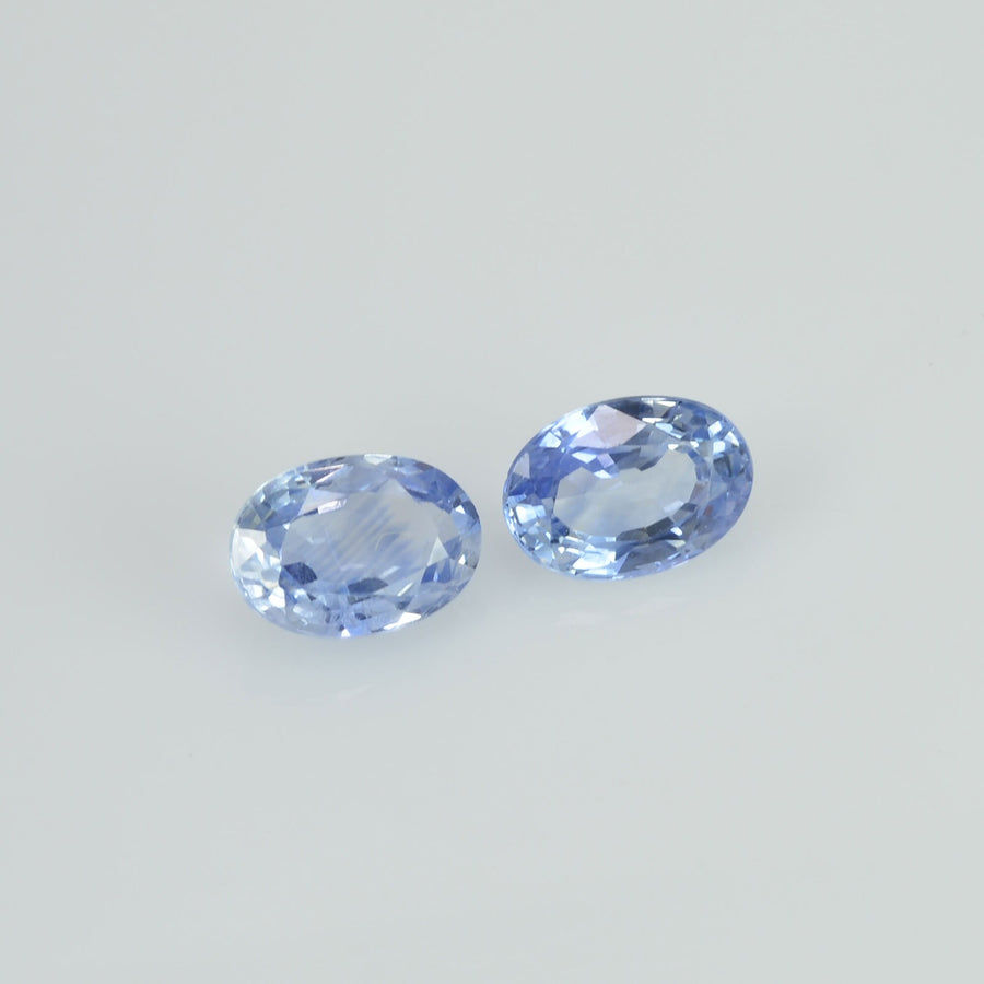 1.59 cts Natural Blue Sapphire Loose Pair Gemstone Oval Cut