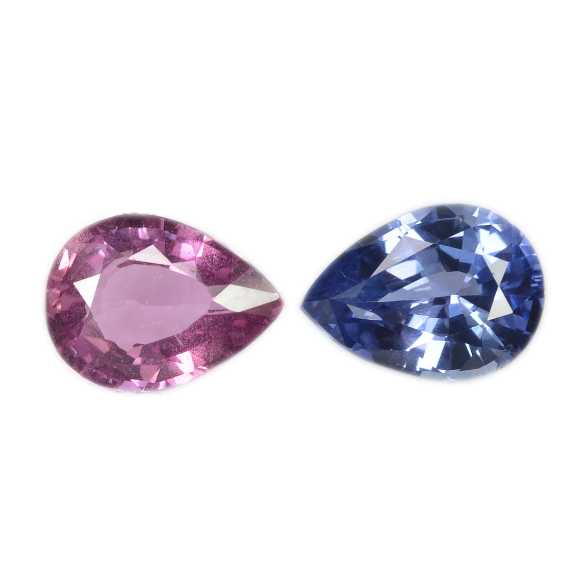 5.97 cts Natural Fancy Sapphire Loose Pair Gemstone Oval Cut