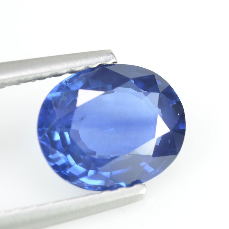 1.55 cts Natural Blue Sapphire Loose Gemstone Oval Cut