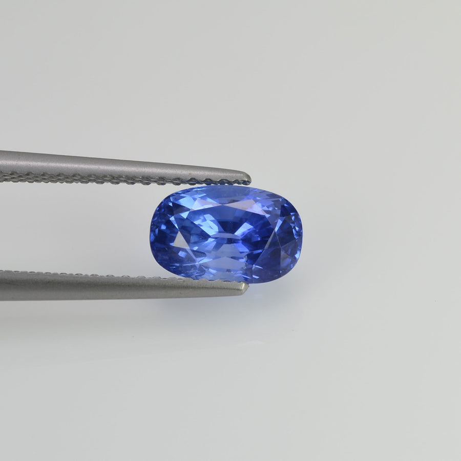 2.28 cts Unheated Natural  Blue Sapphire Loose Gemstone Cushion Cut - Thai Gems Export Ltd.