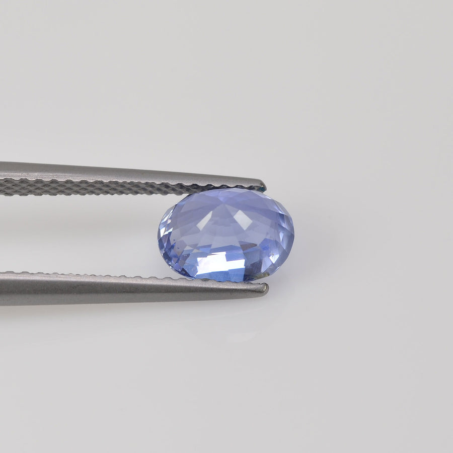 2.26 cts Unheated Natural Blue Sapphire Loose Gemstone Oval Cut Certified