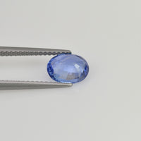 1.60 cts Unheated Natural Blue Sapphire Loose Gemstone Oval Cut Certified