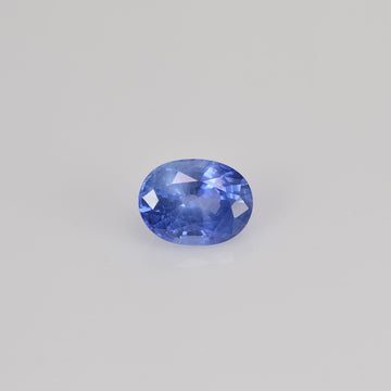 1.51 cts Unheated Natural Blue Sapphire Loose Gemstone Oval Cut Certified