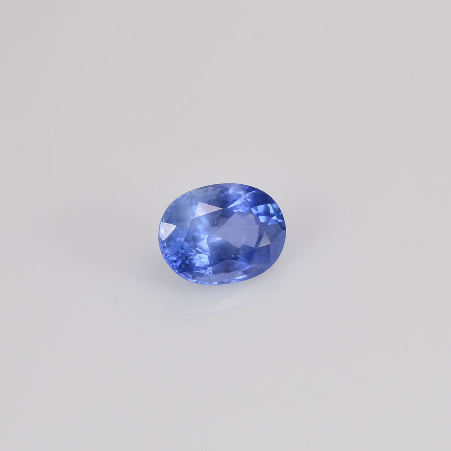 1.51 cts Unheated Natural Blue Sapphire Loose Gemstone Oval Cut Certified