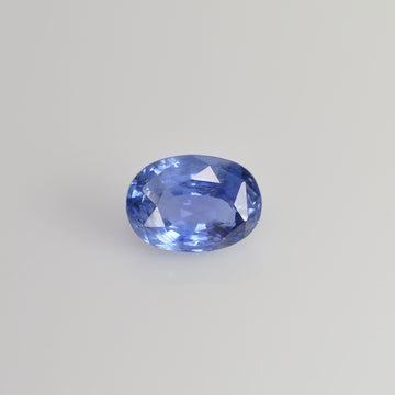 2.26 cts Unheated Natural Blue Sapphire Loose Gemstone Oval Cut Certified